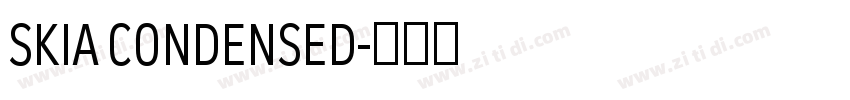 SKIA CONDENSED字体转换 SKIA CONDENSED字体转换